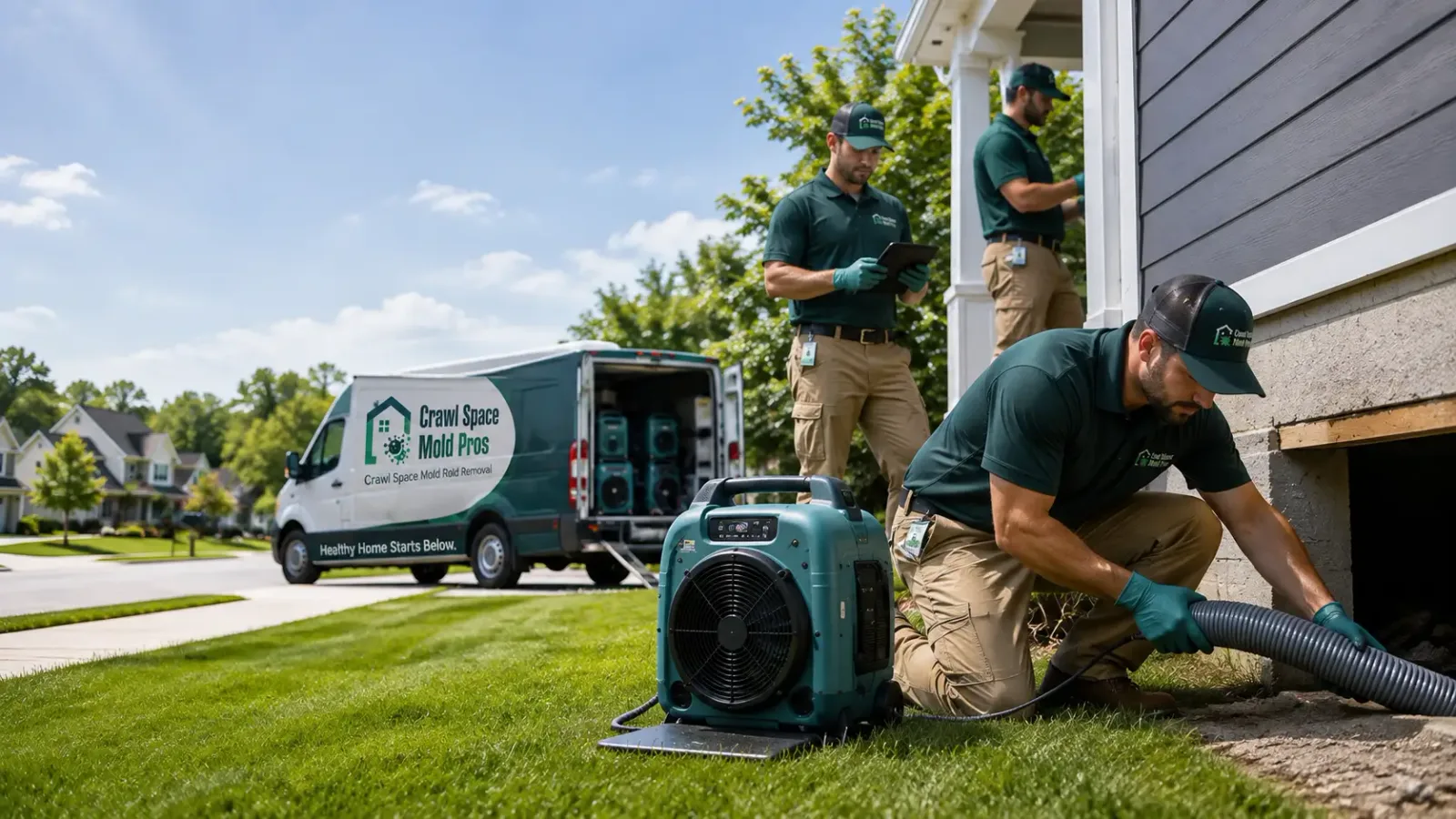 Crawl Space Mold Removal in Kelly, WY